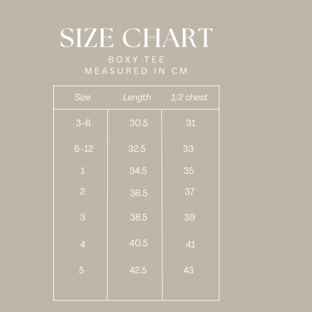 Spring boxy tee - The wolf - Posie - AwaMae