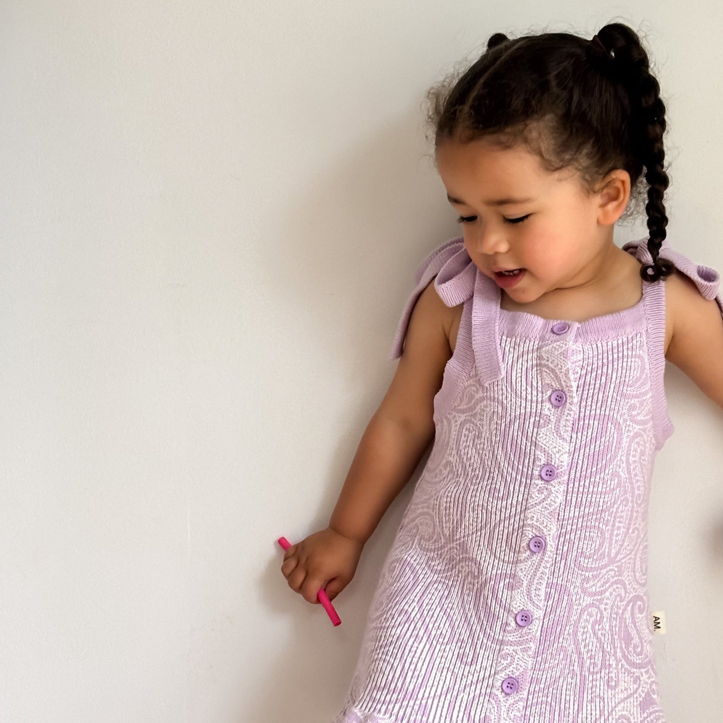 Knit dress - The wolf- Irie - AwaMae