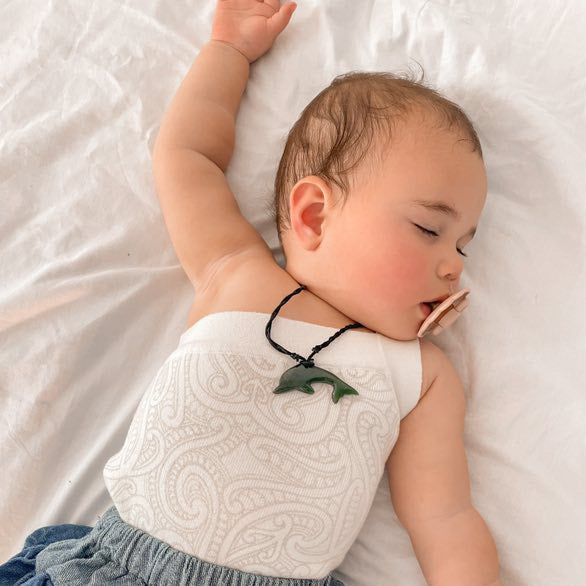 Basics knit One sleeve bodysuit- oat milk - AwaMae