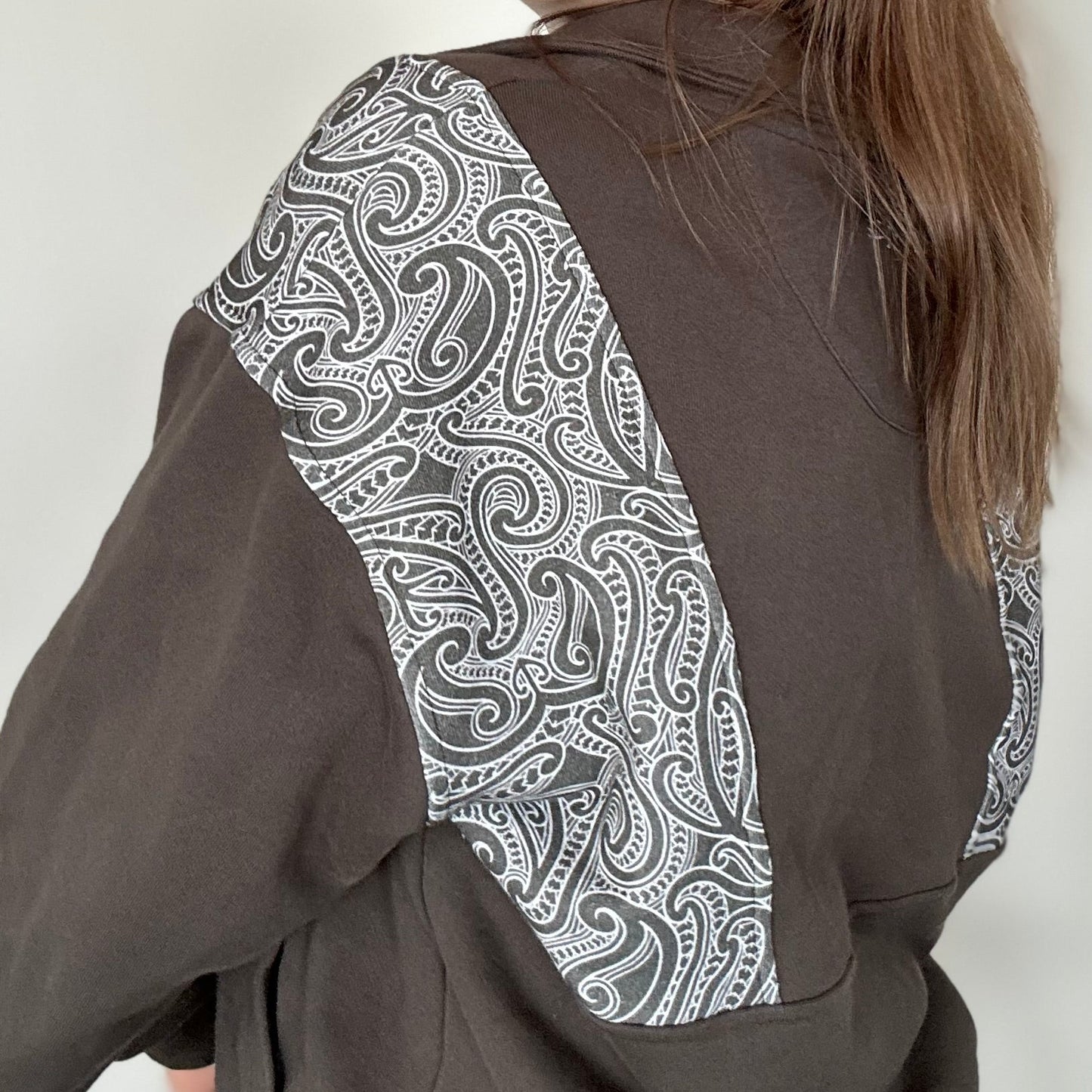 The wolf- Half zip Jumper- Adults - Dark steel