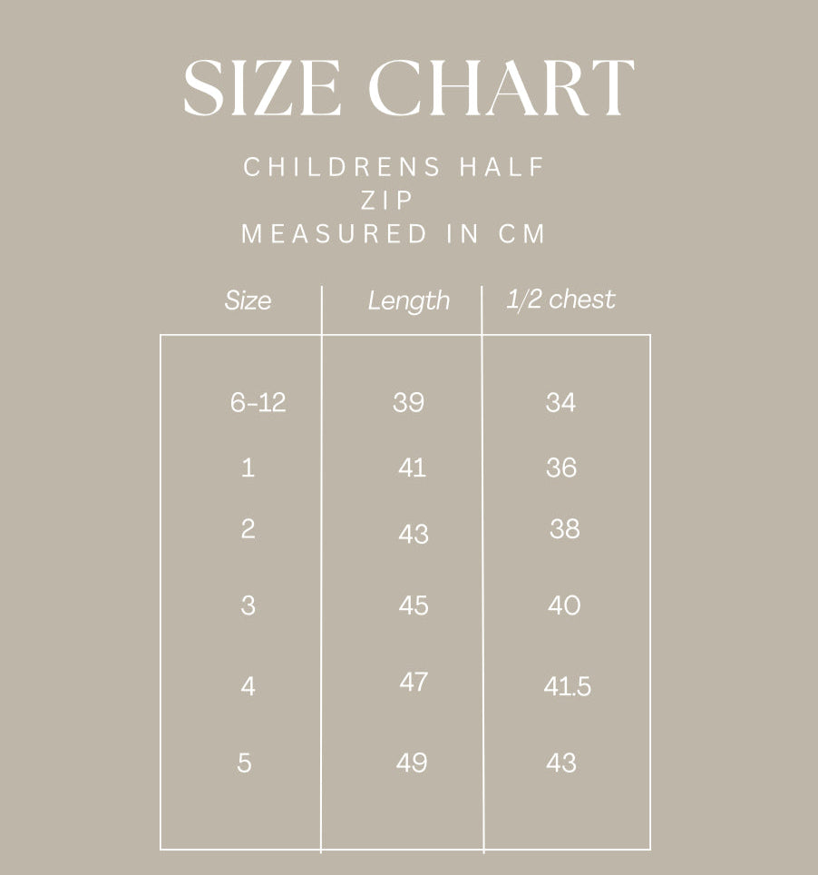 The wolf- Half zip Jumper- childrens - Dark steel