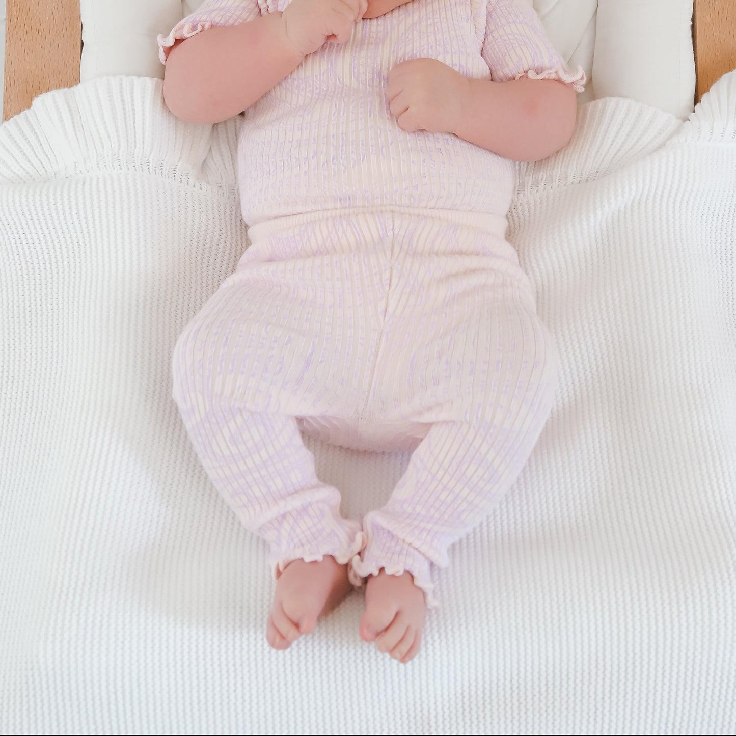 Basics ribbed knit leggings- The wolf- Petal and bloom