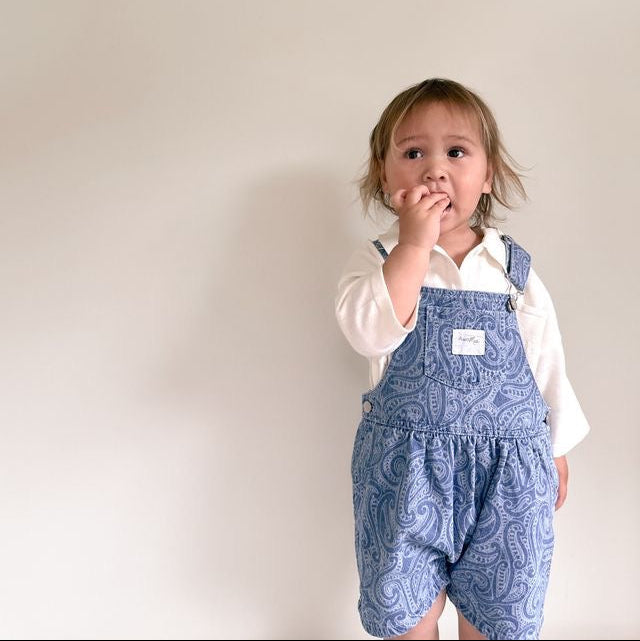 The wolf - Denim shortalls