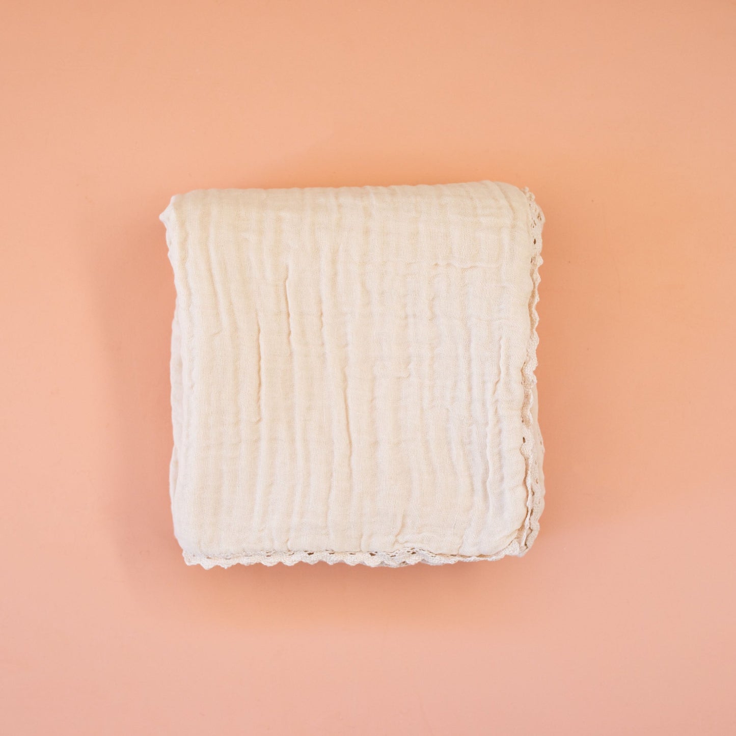 Cotton Gauze swaddle blanket - Beige- Preorder - AwaMae