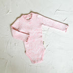 Basics ribbed knit bodysuit- The wolf- Ballerina
