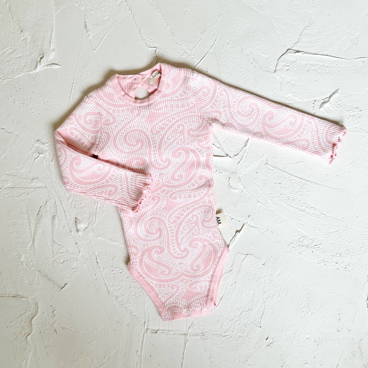 Basics ribbed knit bodysuit- The wolf- Ballerina