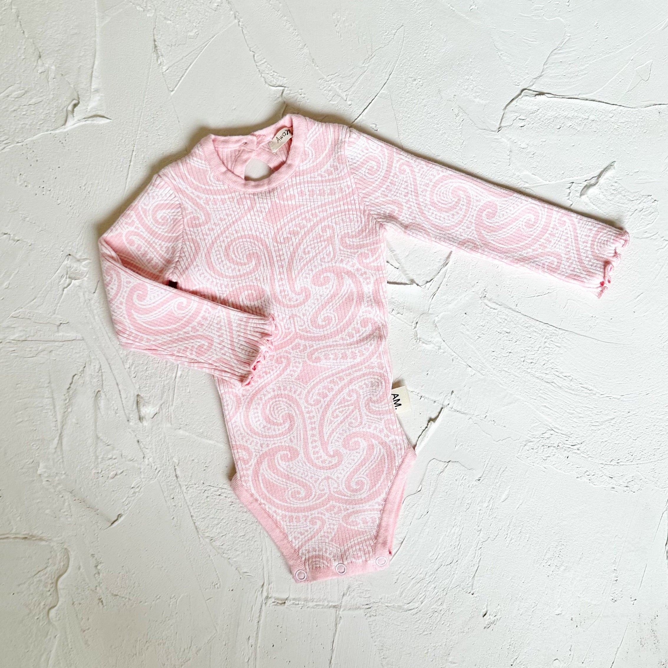 Basics ribbed knit bodysuit- The wolf- Ballerina