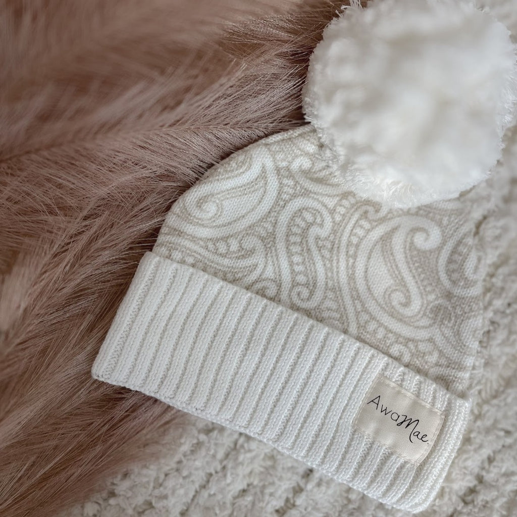The wolf oat milk beanie - AwaMae