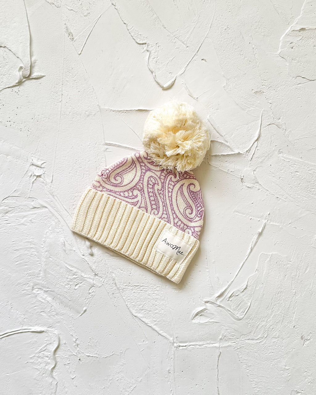 The Wolf knit beanie - Dahlia