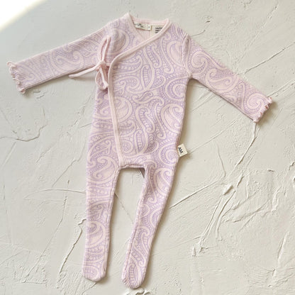 Basics ribbed knit Onesie- The wolf- Petal & Bloom