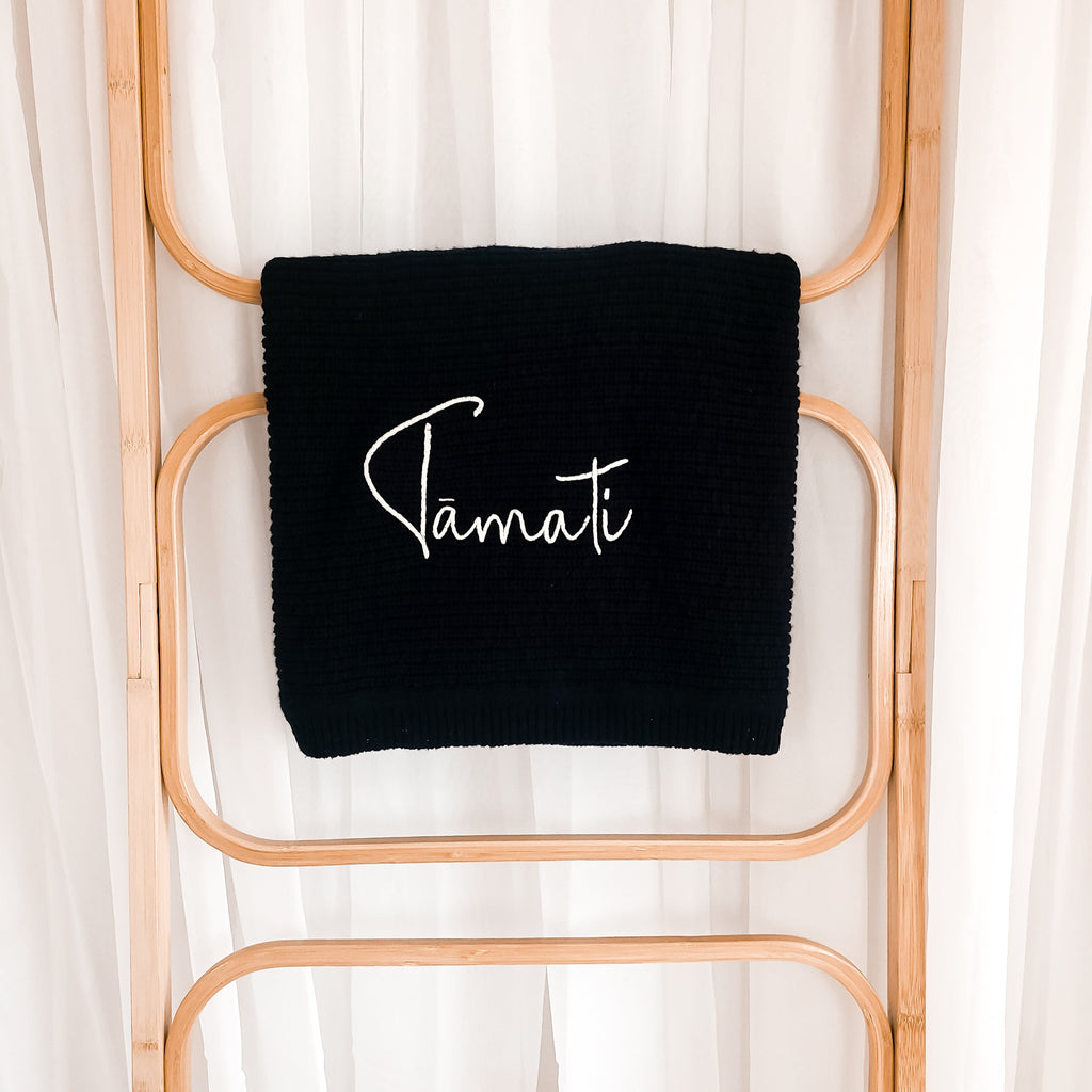 Knit Blanket - Midnight