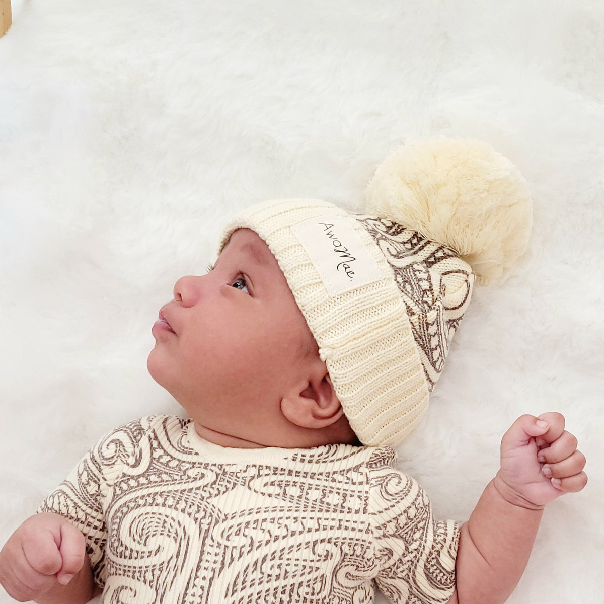 The Wolf knit beanie - Sable