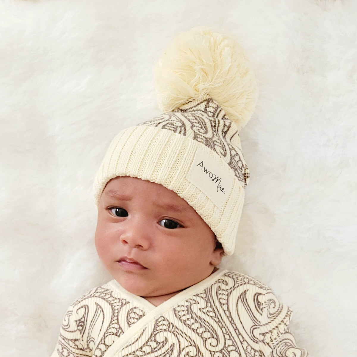 The Wolf knit beanie - Sable
