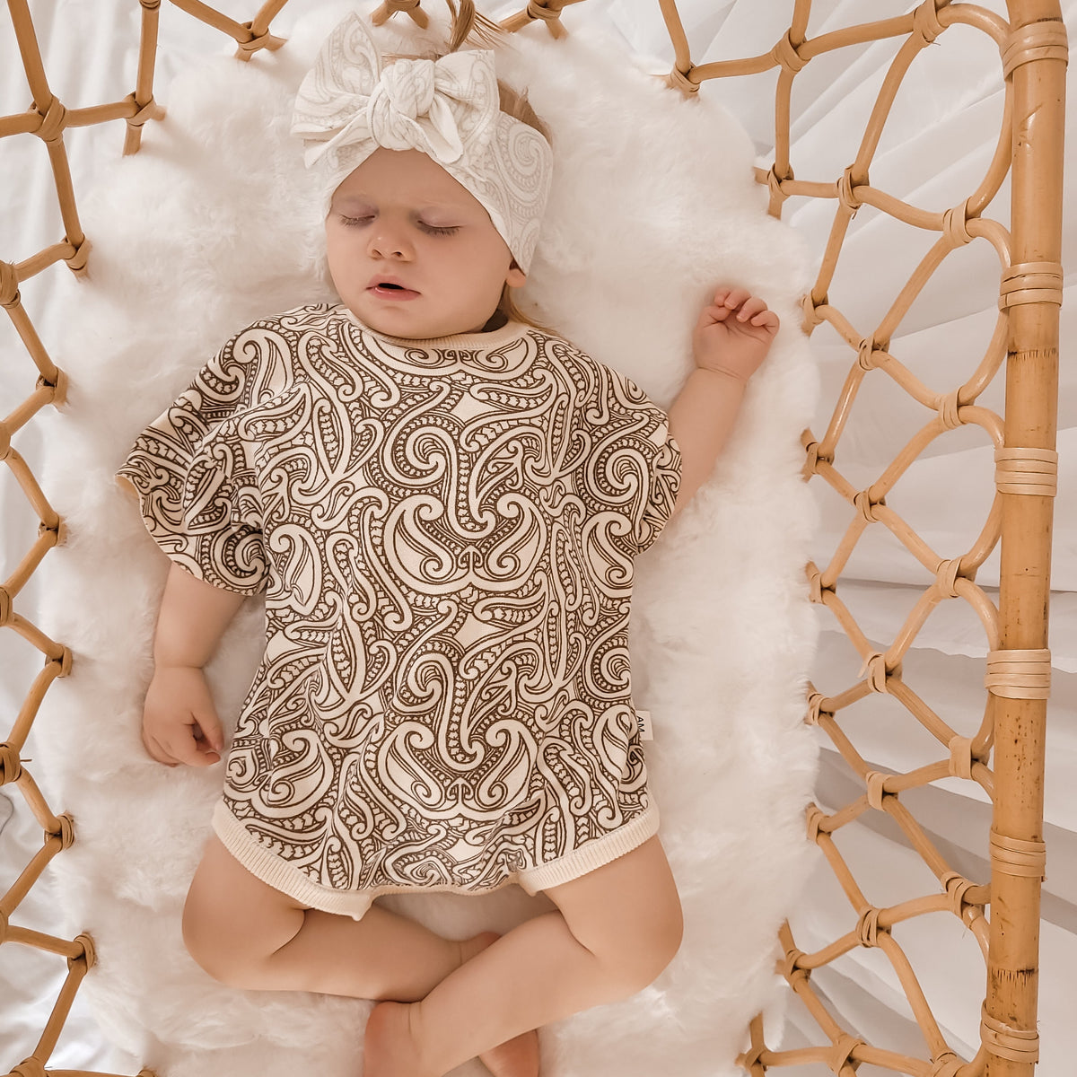 Knitted Tee Romper - The Wolf - Sable
