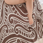 Knit Blanket -The wolf - Sable