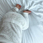 Basics ribbed knit leggings- The wolf- Oat milk - AwaMae