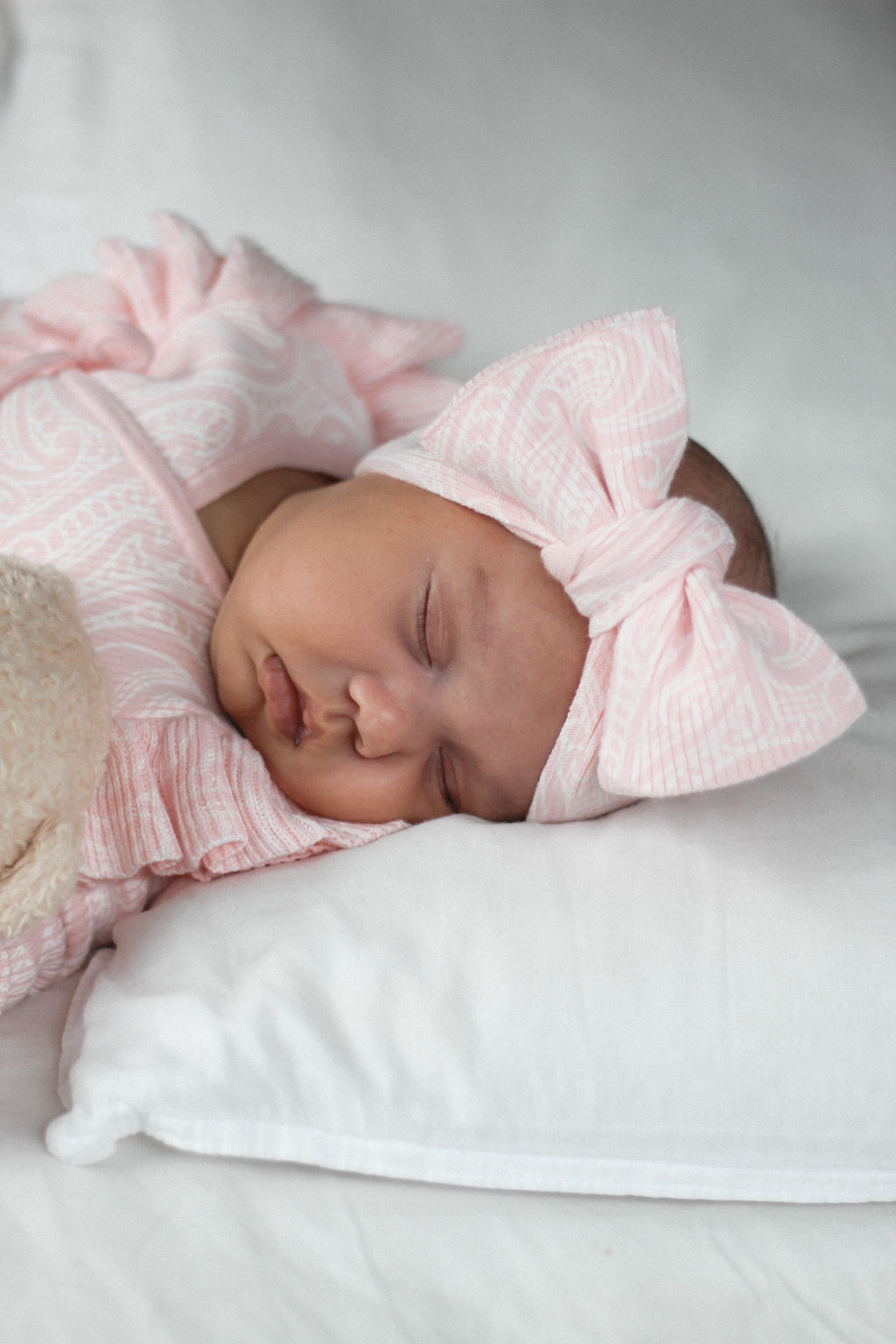 Basics Knitted bow headband- The wolf - Ballerina