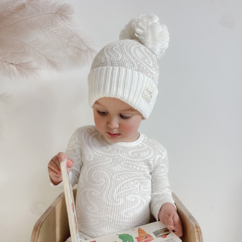 The wolf oat milk beanie - AwaMae