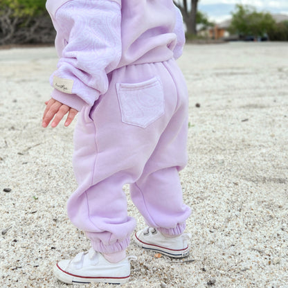The wolf tracksuit pants- Aurora