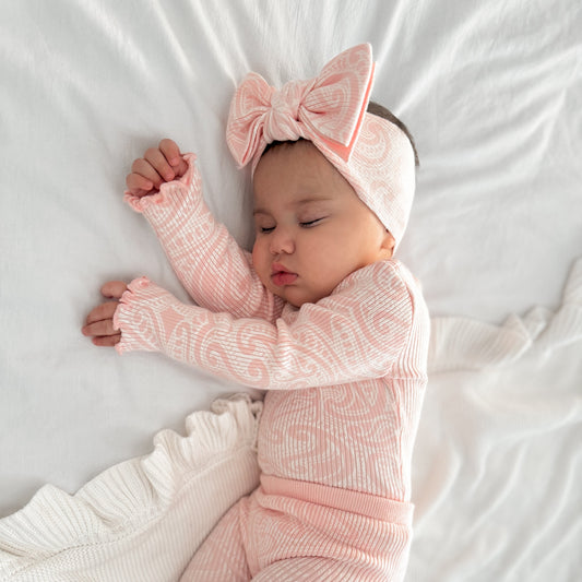 Basics ribbed knit bodysuit- The wolf- Ballerina