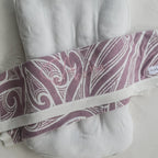 Te aroha o te mātua - The love of a parent- Knitted pēpi blanket- Mauve