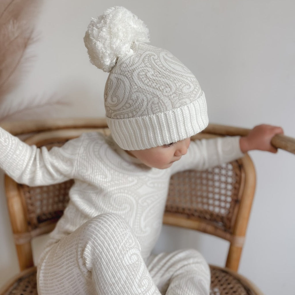 The wolf oat milk beanie - AwaMae