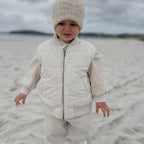 PREORDER - The wolf puffer vest - Beige - PREORDER