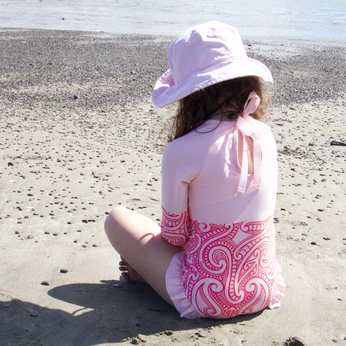 The wolf - Swimsuit - Pink Floss PREORDER