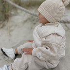 PREORDER - The wolf puffer vest - Beige - PREORDER