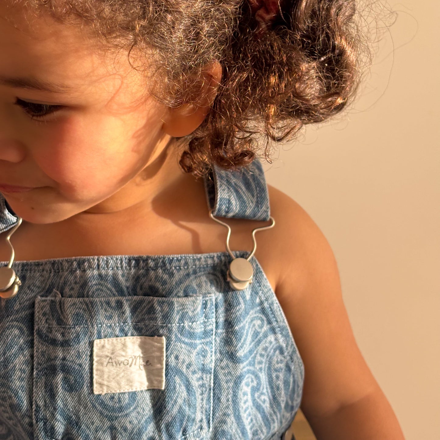 The wolf - Denim pinafore