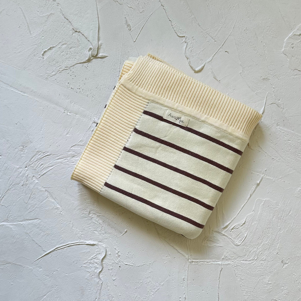 Knit Blanket - Sable Stripe