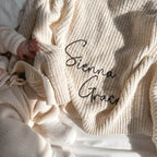 Knit blanket- Fawn
