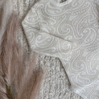 Basics ribbed knit bodysuit- The wolf- oat milk - AwaMae