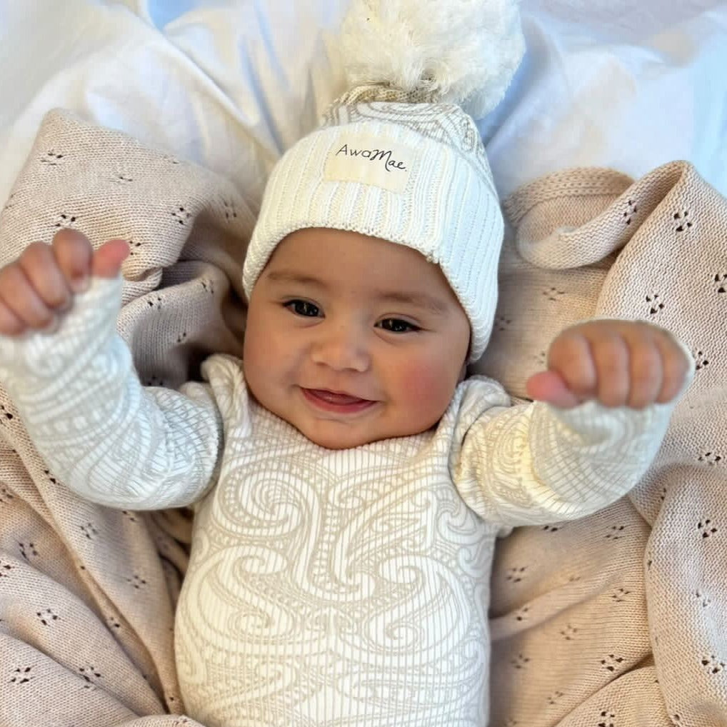The wolf oat milk beanie - AwaMae