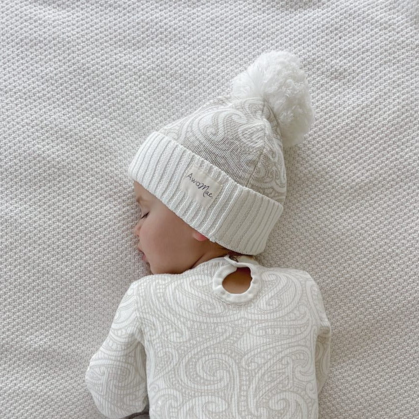 The wolf oat milk beanie - AwaMae