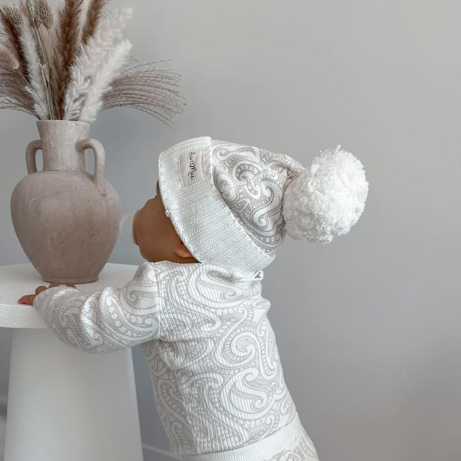 The wolf oat milk beanie - AwaMae
