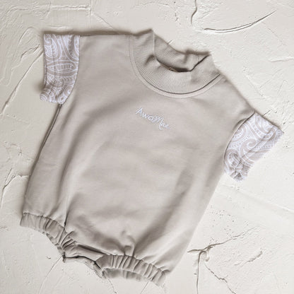 Bubble Romper - The wolf - Dove - AwaMae