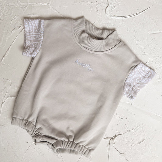 Bubble Romper - The wolf - Dove - AwaMae