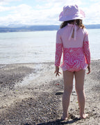 The wolf - Swimsuit - Pink Floss PREORDER