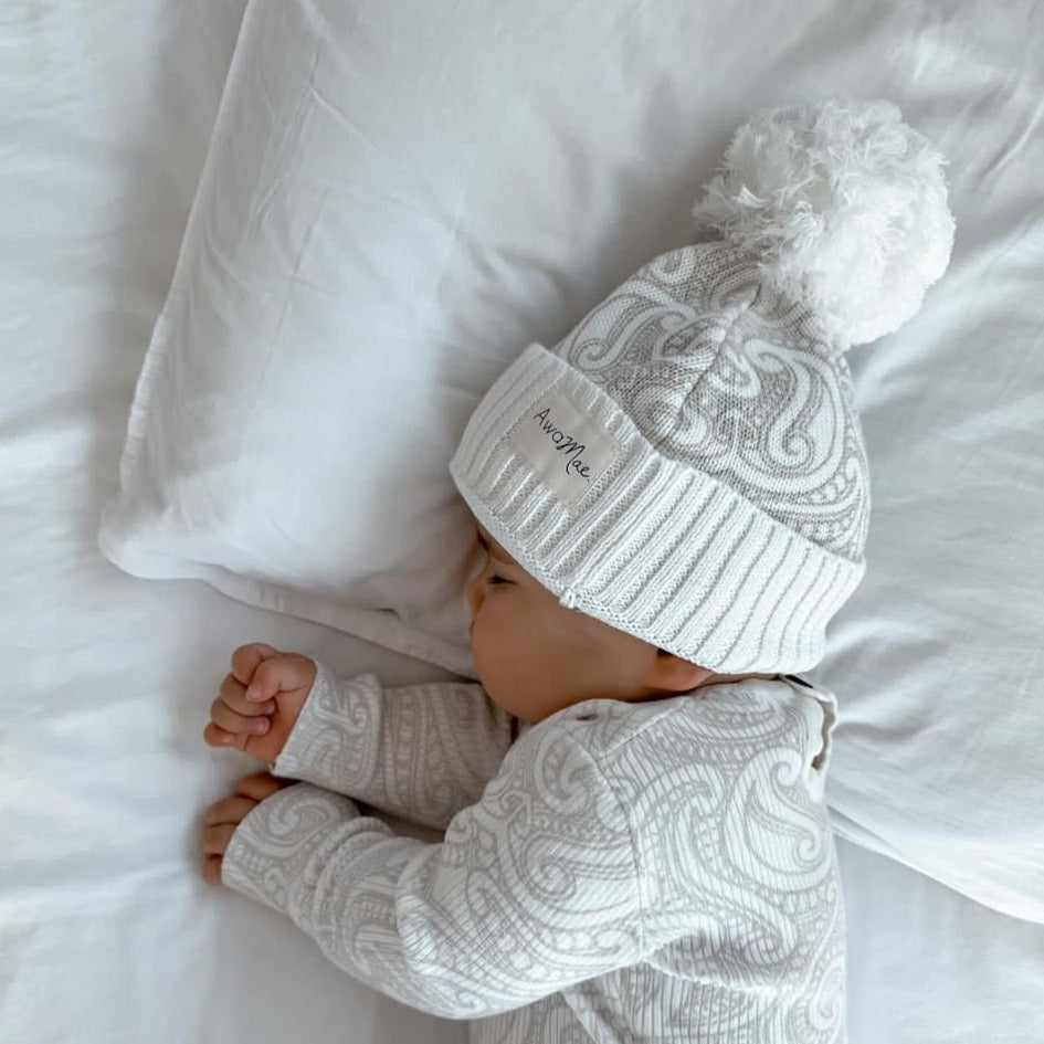 The wolf oat milk beanie - AwaMae