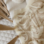 PREORDER -Te aroha o te mātua - The love of a parent- Knitted pēpi blanket- Cream/beige - PREORDER - AwaMae