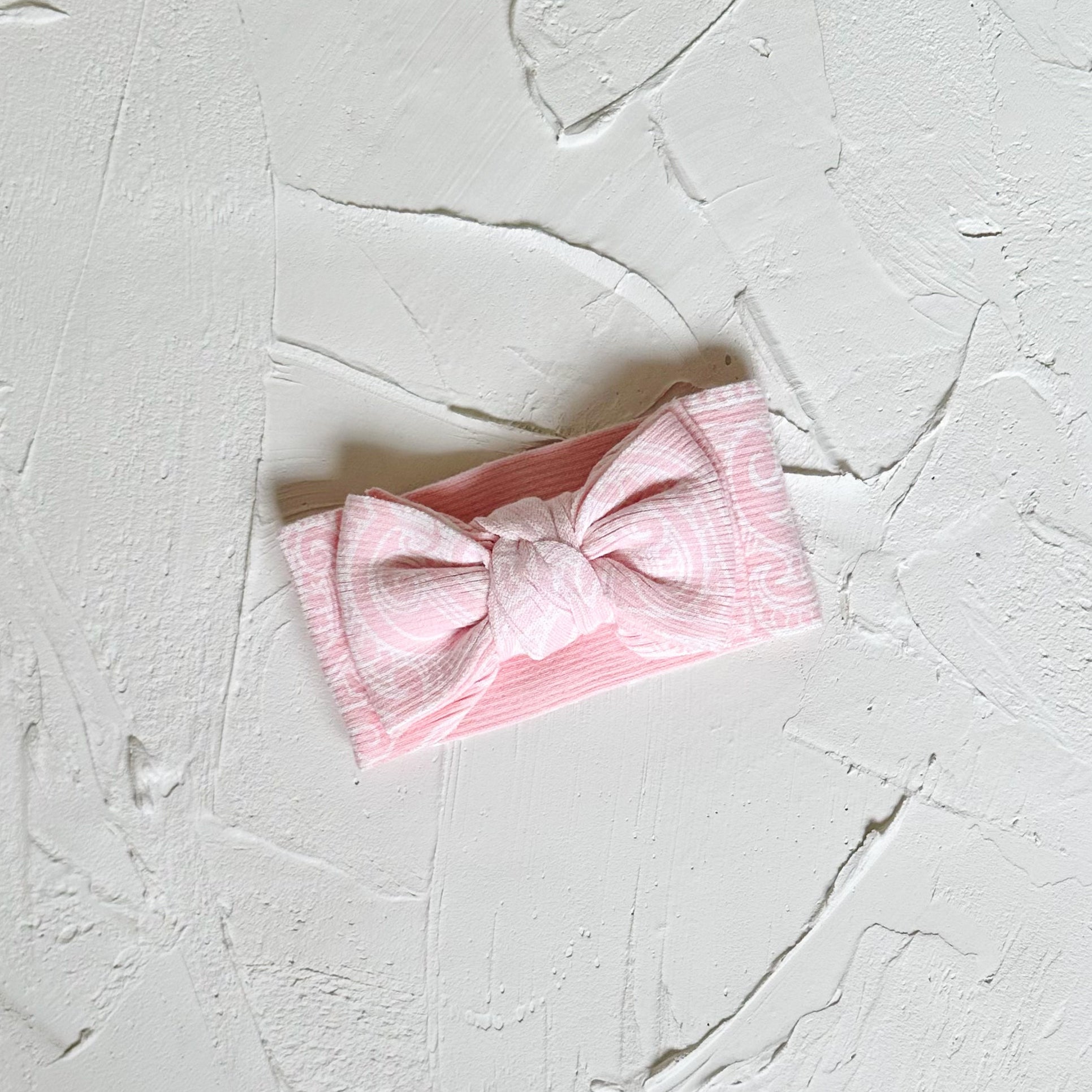 Basics Knitted bow headband- The wolf - Ballerina