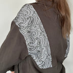 The wolf- Half zip Jumper- Adults - Dark steel