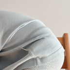 Basics knitted oversized tee - The wolf - Sky