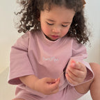 Spring boxy tee - Blush - AwaMae