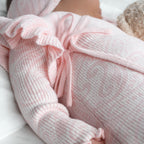 Basics ribbed knit Onesie- The wolf- Ballerina