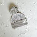 The wolf beanie - Pebble