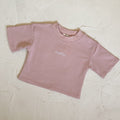 Spring boxy tee - Blush - AwaMae