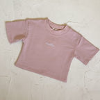 Spring boxy tee - Blush - AwaMae