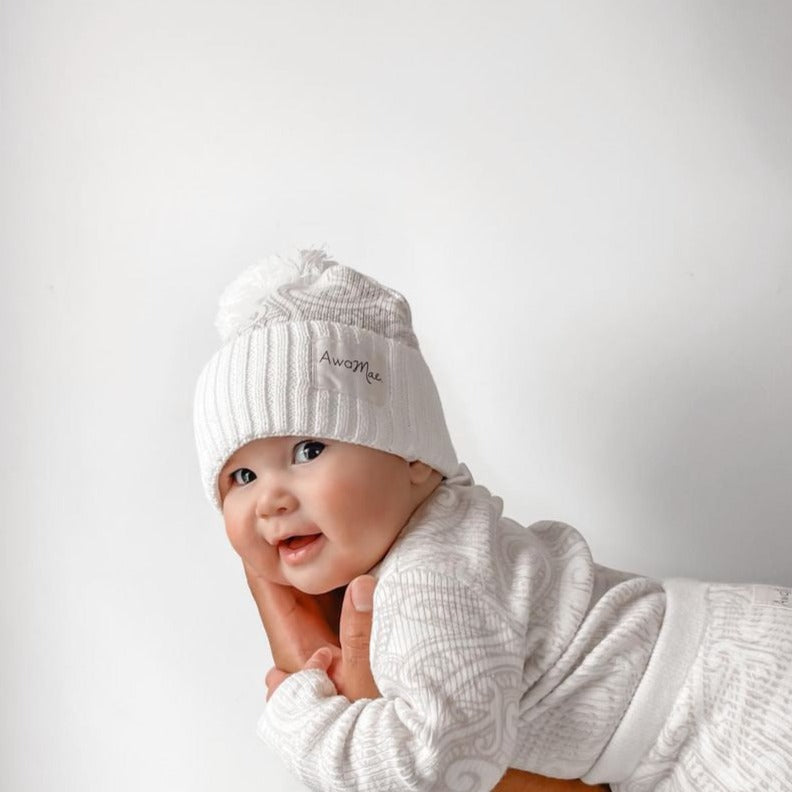 The wolf oat milk beanie - AwaMae